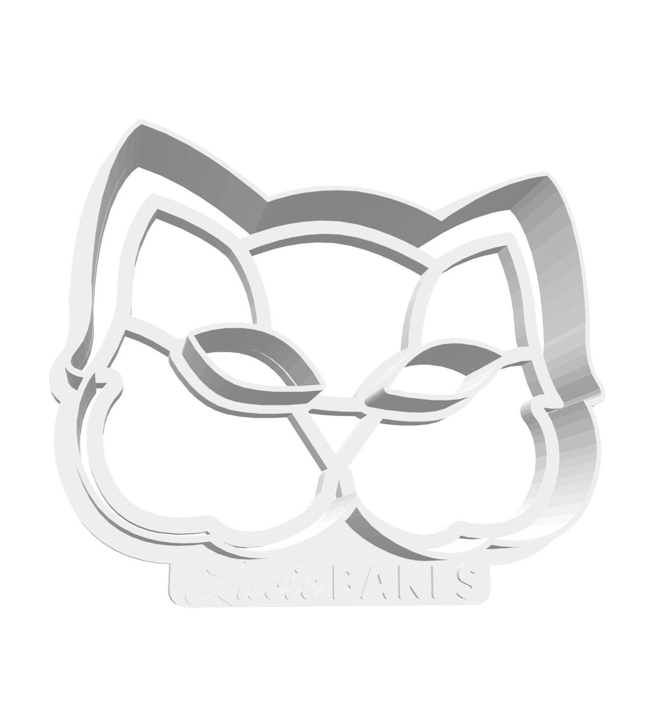 Cat Mask SMALL -- STL FILE